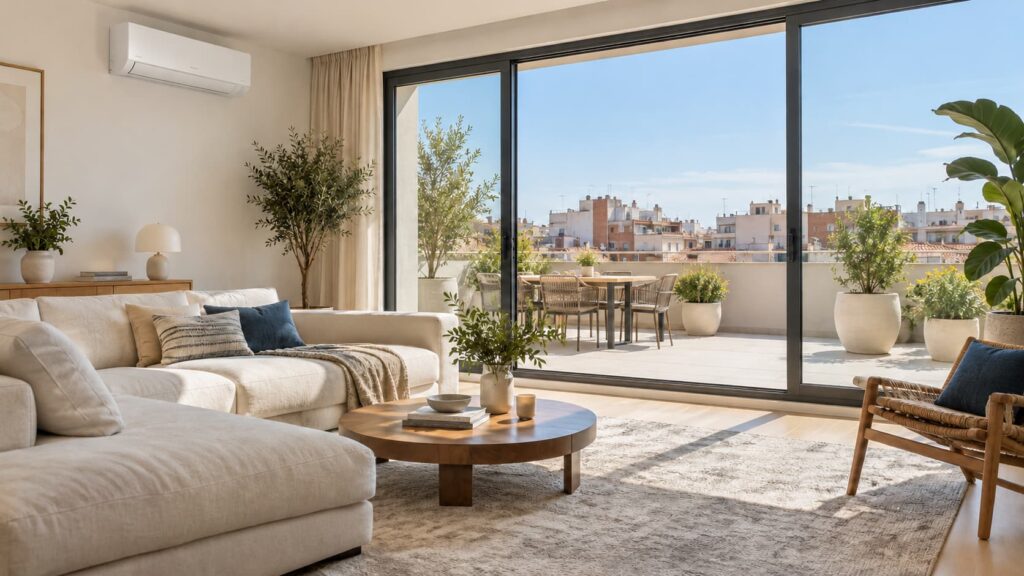 Aire acondicionado para áticos en Barcelona